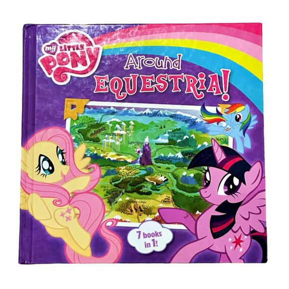 My Little Pony Lot: Stuck on Stories Game & Book + Around Equestria 7 in 1 Book - Picture 11 of 15